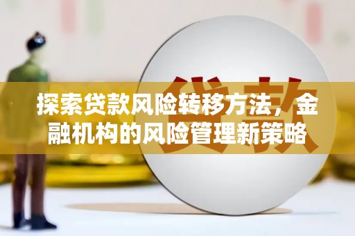 昌吉探索贷款风险转移方法，金融机构的风险管理新策略