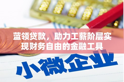 昌吉蓝领贷款，助力工薪阶层实现财务自由的金融工具