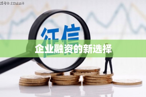 昌吉企业融资的新选择