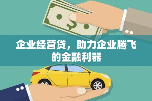 昌吉企业经营贷，助力企业腾飞的金融利器
