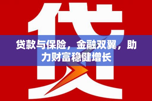 昌吉贷款与保险，金融双翼，助力财富稳健增长