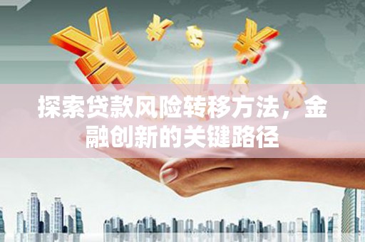 昌吉探索贷款风险转移方法，金融创新的关键路径