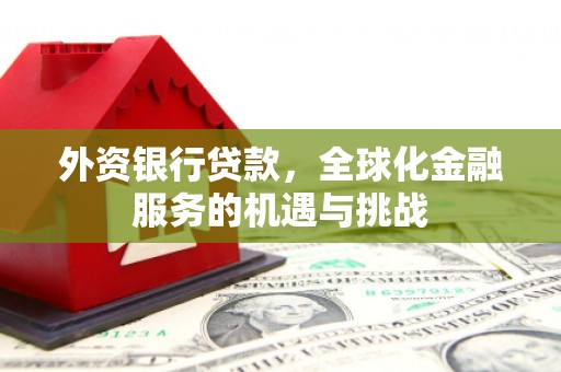 昌吉外资银行贷款，全球化金融服务的机遇与挑战