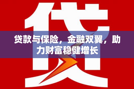 昌吉贷款与保险，金融双翼，助力财富稳健增长
