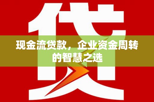 昌吉现金流贷款，企业资金周转的智慧之选