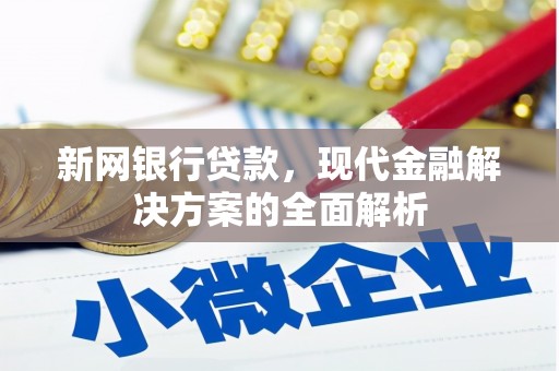 昌吉新网银行贷款，现代金融解决方案的全面解析