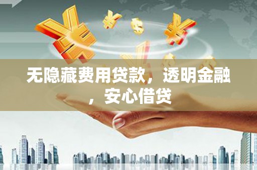 昌吉无隐藏费用贷款，透明金融，安心借贷