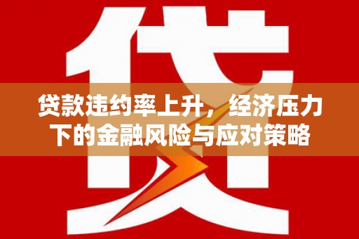 昌吉贷款违约率上升，经济压力下的金融风险与应对策略