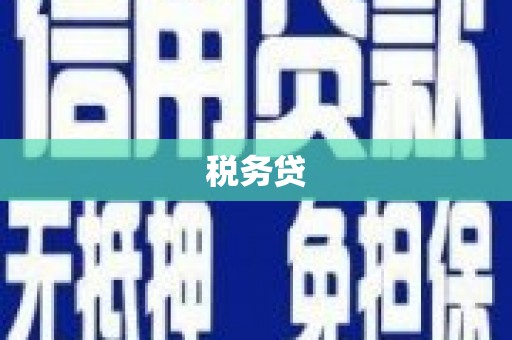 昌吉税务贷
