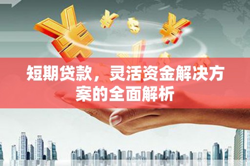 昌吉短期贷款，灵活资金解决方案的全面解析