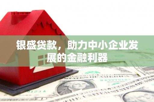 昌吉银盛贷款，助力中小企业发展的金融利器
