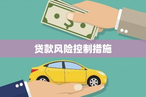昌吉贷款风险控制措施
